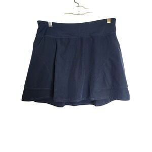 Kyodan Womens Navy Blue Athletic Skort Tennis Golf Skirt Built-in Shorts XS